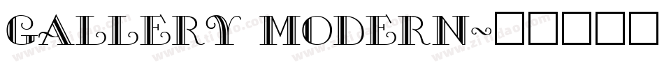 gallery modern字体转换